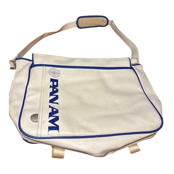 PAN AM "Messenger Reloaded" Bag,Originals,Certified Vintage Style, Pan Am White - Picture 2 of 15